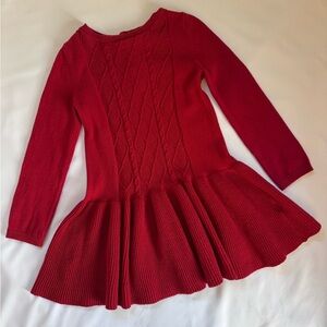 Carter's Red Knit Formal Dress for Kids